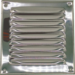 kratka wentylacyjna nierdzewna z uchwytami 140x140