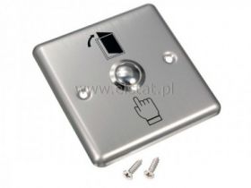 Przycisk wyjścia, wandalo, kwadrat BWK90; 3A/36V