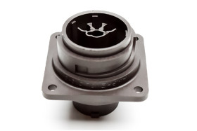 Złącze okrągłe 12-pinowe Standard Panel Gniazdo Amphenol Industrial Męski IP65 Ecomate C16