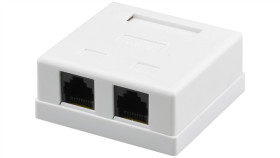 Gniazdo Komputerowe 2Xrj45 Kat.6 Nieekranowane Utp Natynkowe Neku