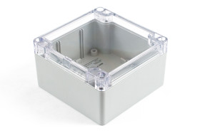 Obudowa Poliwęglan szerokość zew. 104.9 mm długość zew. 104.9 mm wys. zew. 59.9 mm Hammond IP68