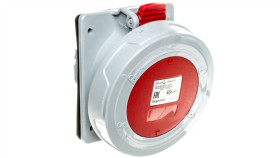 Gniazdo Tablicowe 5P 32A 400V Czerowne Ip67 P17 Tempra Pro