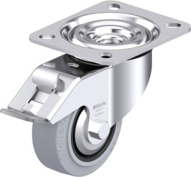 Blickle 850453 L-POEV 80XR-FI-SG-FA Rolka obrotowa z blachy stalowej Średnica koła: 80 mm Maksymalne obciążenie: 140 kg