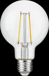 LT278025025 E27 LED lamp, 2.5 W, 250 lm, 2500 K, filament, dimmable