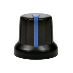 Gałka N-4 znacznik niebieski oś 6mm