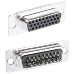MH Connectors Mhhds26-F-N-B-S D-Sub Connector 180&#xB0; 26 Pins