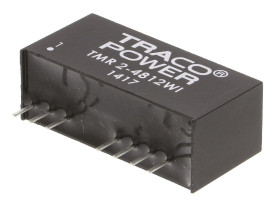 Przetwornica DC-DC, 2W, Uwe 18 → 75 V DC, Uwy 12V dc, Iwy 165mA, TRACOPOWER