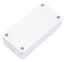 Obudowa ABS szerokość zew. 50 mm długość zew. 100 mm wys. zew. 25 mm CAMDENBOSS IP54 Biały