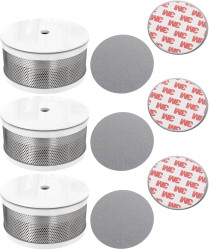 Cordes Haussicherheit Czujnik dymu Zestaw 3-elementowy zaw. baterię na 10 lat pracy bateryjne (Ø x W) 70 mm x 35 mm