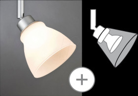 60007 DecoSystems Wolbi shade, max. 50 W, glass