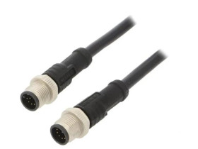 M12A10ML12AMLSD001 Kabel do czujników/automatyki 10PIN M12-M12 1m wtyk wtyk