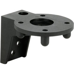 Mounting bracket, black, (Ø x L x H) 70 x 87.5 x 57 mm, for signal transmitter, 291063