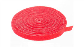 Taśma Rzepowa 10Mm 5M Czerwona Back To Back Neku