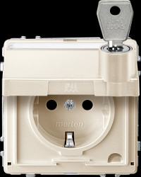 MEG2316-7244 Socket, hinged cover, lockable, various closures