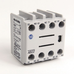 Styk pomocniczy Allen Bradley 4 2NC/2NO 100-C/104-C Contactors Montaż z przodu