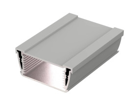 Bopla ASP 830-0100 9006 (94111100) - asymetryczny profil aluminiowy zamknięty (74 x 32,8 x 100 mm)