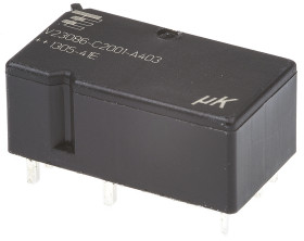 Przekaźnik samochodowy, DPDT, 12V dc, montaż PCB, TE Connectivity K