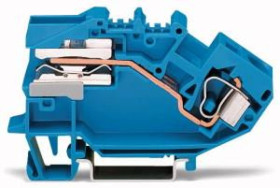 Złączka TOPJOB 1-przewodowa 10mm2 do przewodu neutralnego niebieska 784-613 /25szt./