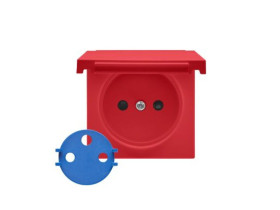 SIMON 55 Pokrywa gniazda pojedynczego z kluczem DATA do: SGZ1CM/ SGZ1M czerwony TGD1ZP/122 KONTAKT SIMON