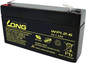 Akumulator ołowiowy Long WP1.2-6 WP1.2-6, AGM, 6 V, 1.2 Ah