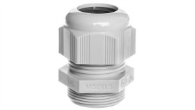 Dławnica Kablowa Poliamidowa M32 Ip68 Helutop Ht-M32 Jasnoszara 93912