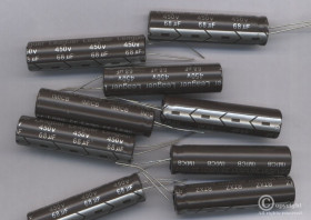 68uF/450V/105C 12,5X50MM KONDENSATOR ELEKTROLITYCZNY SMUKŁY