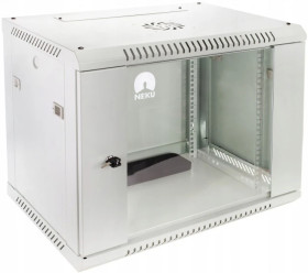 Szafa wisząca RACK 19 12U 500mm szara NEKU TS BOX
