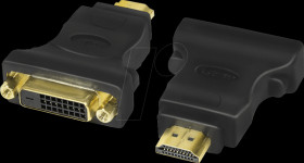 AH0002 HDMI adapter, A male to DVI-D (24+1) female, 1080p, black