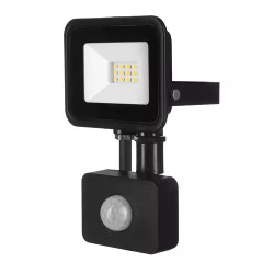 Lampa LED Naświetlacz z czujnikiem ruchu barwa biała zimna NAS- 10WCPIR SOLIS