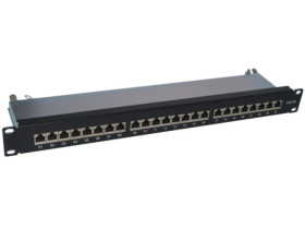 Patch panel STP kat.6A 24 porty LSA 1U PK040
