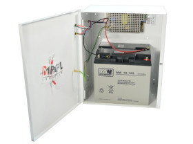 Szafkowy zasilacz buforowy ZBF-24V-1.8A-18Ah-C