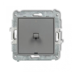 MINI Łącznik dwubiegunowy /0-1/ w stylu amerykańskim szary mat 27MWPUS-9