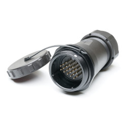 Przemysłowe złącze okrągłe 20-pinowe SP29 Układ szeregowy Gniazdo RS PRO Męski IP68 SP2911C