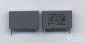 220nF/275V r=22,5mm KONDENSATOR MKP X2 (10 SZTUK) (MKP0220-275-22)