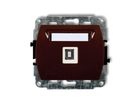 TREND Gniazdo USB-AB 2.0 brązowy 4GUSB-3 KARLIK