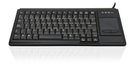 Klawiatura Touchpad przewodowa, kolor: Czarny, USB, QWERTY (Hiszpania), Ceratech