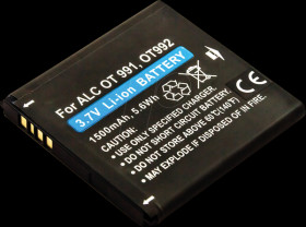 10338 Smartphone battery for Alcatel devices, Li-Ion, 1500 mAh