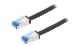Cq7093s Patch Cord S/Ftp 6A Linka Cu Pe Czarny 10M 26Awg