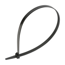 UniStrand UNI-CT13B Black 580mm Nylon Cable Ties Extra Wide(12.7mm) Pack of 100