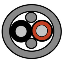 Kabel audio 2-żyłowy Kabel głośnikowy Belden 4 mm² Ø zew 8.6mm