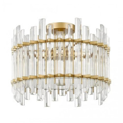 Lampa sufitowa ALEXANDRIA kolor złoty/transparentny metal/szkło, 6xG9 IP20 C0556-06D-V7V7 Zuma Line