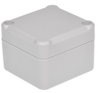 Z-117J Obudowa z tworzywa Z117J wymiary: 63x57x37mm - mocowana na ścianę - jasna - polistyren