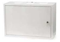 R566 Obudowa metalowa 600 x 400 x 220 mm - z otworami na wentylator - tylna ścianka: blacha (wyprzedaż - 1 sztuka)