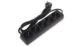 Listwa Zasilająca Pr-1.5M-5G/B (5 Gniazd) 1.3M