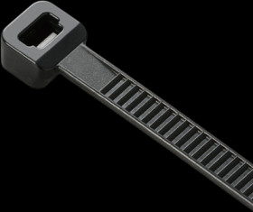 Cable tie, PP, (L x W) 250 x 4.8 mm, bundle-Ø 68 mm, black, BYB-5-12H1482