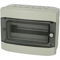 Fibox 7350003 MCE65 12M 319x144x259mm IP65 DINRail Polycarbonate Enclosure