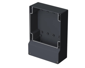 Bopla RD 1000 K (19004800) - tylna pokrywa z uszczelką i z małą komorą zaciskową obudowy CombiCard 1000-3000 (133,4 x 193 x 48 m