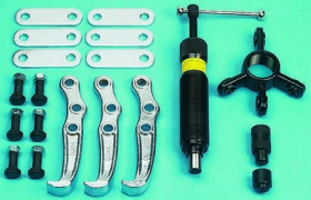 Wyciągacz do łożysk, 50 → 250 mm, RS PRO Hydrauliczny