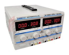 Zasilacz laboratoryjny podwójny Zhaoxin 3010D-II 2x( 0-30V 10A ) , 5V 3A