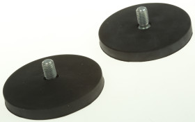 Magnes neodymowy, typ: Nadstawka, siła pociągowa: 18kg, mocowanie: Otwór gwintowany M8, dł.: 23.5mm, gr.: 8.5mm